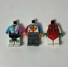 Authentic LEGO Stuntz Minifigure Torsos & Legs Lot ~ READ DESCRIP…