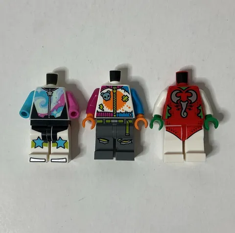 Authentic LEGO Stuntz Minifigure Torsos & Legs Lot ~ READ DESCRIP…