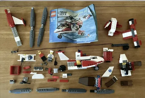 Lego City Emergency Rescue Helicopter 7903 Estate Find