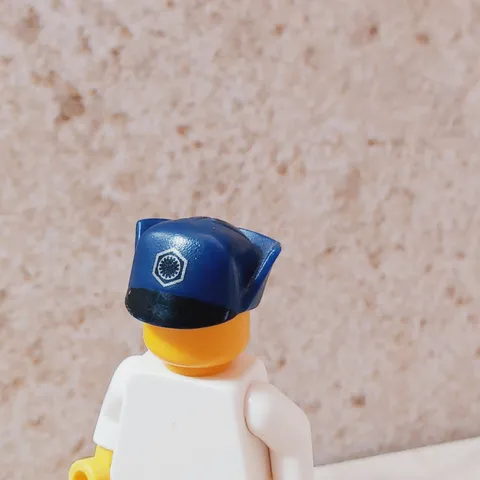 New LEGO Star Wars First Order Hat Dark Blue Higher in Back Captain Leader Uh Oh