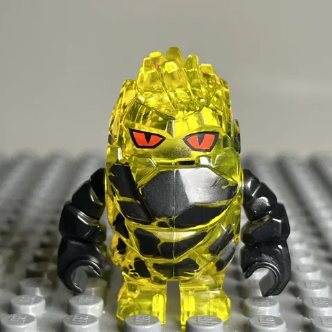 LEGO Minifigure Power Miners Lava Monster Rock Monster Combustix Yellow pm023 1A
