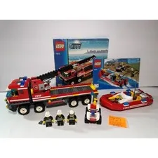 Lego City Off-Road Fire Truck & Fireboat #7213 missing a couple stickes