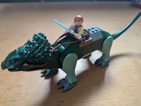 Lego Star Wars: Obi Wan & Varactyl Boga Lizard- 7255 Gen Grievous Chase