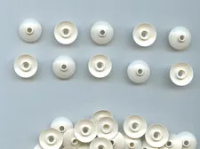 LEGO x 20 White Dish 2 x 2 Inverted Radar bulk lot space city