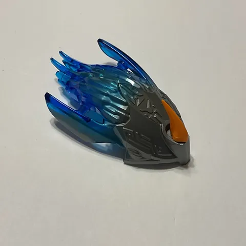 LEGO Bionicle Creature Head / Mask with Marbled Trans-Dark Blue 24162pb05