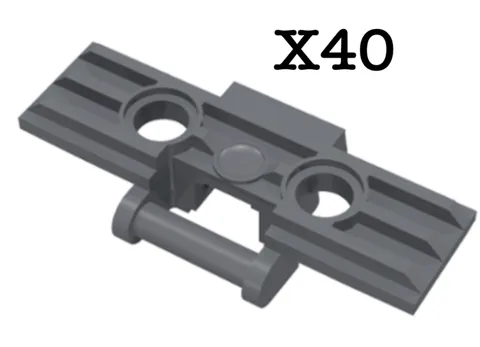 Lego Technic Tread Links 42479 - Construction Builds - Treads - 40 Pieces Bulk