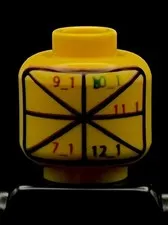 Lego Printer Alignment Rare Minifigure Head Misprint Test Print Prototype Error