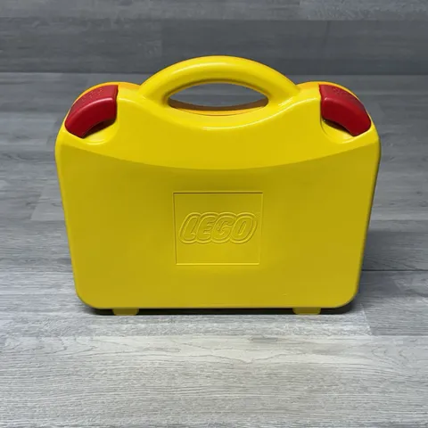 LEGO Yellow Portable Carrying Case Storage Box w/ Handle, 4 Compartments