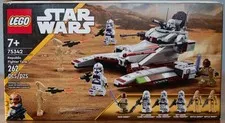 LEGO Star Wars: Republic Fighter Tank (75342) - New, Sealed Box, Slight Damages