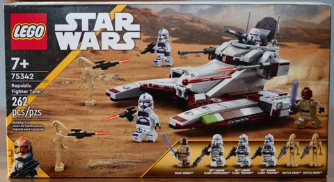 LEGO Star Wars: Republic Fighter Tank (75342) - New, Sealed Box, Slight Damages