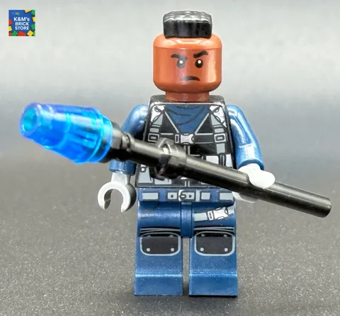 LEGO Jurassic World ACU Tracker Minifigure Male Mohawk Reddish Brown Head jw035