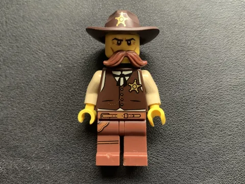 LEGO MINIFIGURE COL196 SHERIFF FROM COLLECTIBLE SERIES 13 FROM SET COL13-2