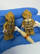 Lot Of 2 LEGO Atlantean Guard Minifigures sh0432 Justice League DC