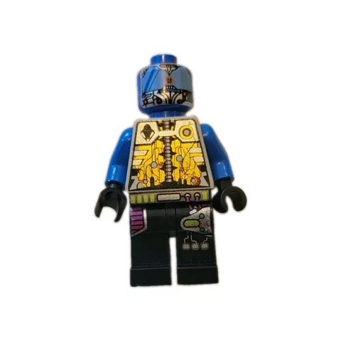 Lego Space UFO Droid Blue techdroid 1 Minifigure 3012 6818 6829 6975 4305