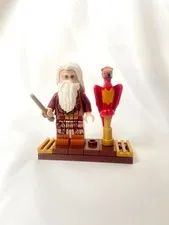 LEGO Mini Figures Albus Dumbledore Phoenix Fawkes Harry Potter