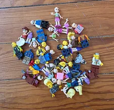 LEGO Minifigures Lot Mixed Parts Bundle Heads Torsos Legs Accessories
