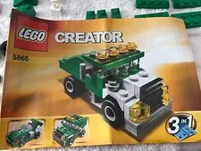 Lego Creator 3 in 1 Mini Dumper #5865 Original Case 100% Complete w/ Directions