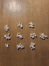 Lego Lot of 100 White colored mini figure hands New Condition Custom Built Lot