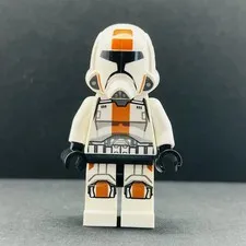 Lego Minifigure Republic Trooper - Helmet, Smirk sw0440 Star Wars