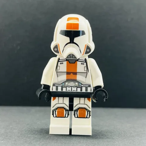 Lego Minifigure Republic Trooper - Helmet, Smirk sw0440 Star Wars