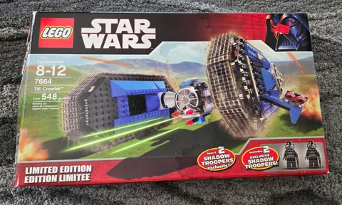 Lego Star Wars 7664 TIE Crawler, LMTED ED,  NEW SEALED BAGS, OPEN BOX