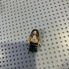 Lego  Aquaman Dark Brown Long Hair Super heros Justice League 76085 Sh0429