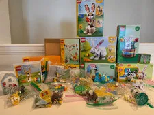 HUGE LEGO Lot - 22 LEGO Sets Easter and Rabbit Themed - Very Good Condition
