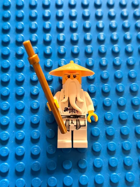 Sensei Wu 9450 70505 Gold Hat Ninjago LEGO® Minifigure Mini Figure
