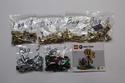 LEGO® Jurassic World™ 76964 Dinosaur Fossils: T. rex Skull ☀️100% Complete W/Ins