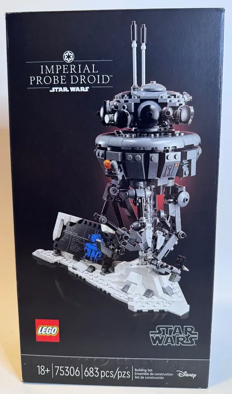 New LEGO Star Wars Imperial Probe Droid set 75306 retired pristine sealed box