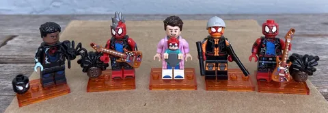 LEGO Minifigures 71050 Across the Spider-Verse Lot of 5 Peter Parker Mayday