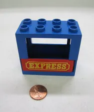 Lego Duplo Express Train Booth Window Opening Swinging Door Building Part Hinge