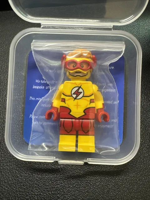 Lego Custom DC Minifigure Kid Flash Wally West Young Justice Whirlwind