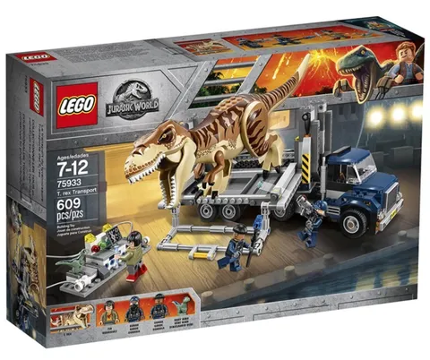 LEGO 75933 Jurassic World T-Rex Transport Vehicle Building Set
