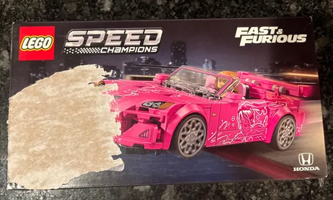 LEGO 77241 Speed Champions 2 Fast 2 Furious Honda S2000 Suki Model. BOX DAMAGE