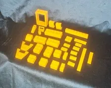 Vintage 1980s Yellow LEGO Lot 1.4 oz (32 pieces)