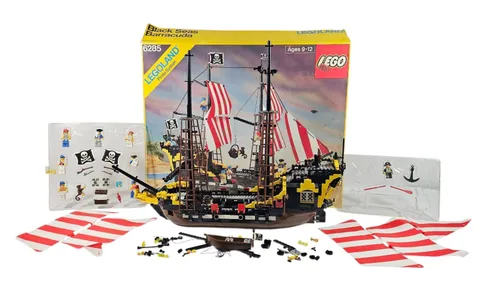 LEGO 6285 Black Seas Barracuda (1989) – 90% Complete w/ Box READ
