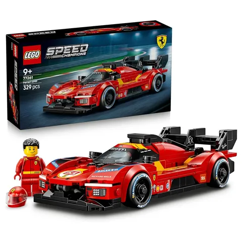 LEGO Speed Champions Ferrari 499P Race Car Set 77239 Driver Minifigure