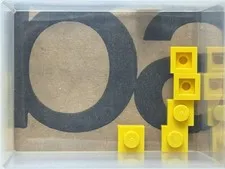 LEGO Parts - Yellow Plate 1 x 1 - No 3024 - QTY 5