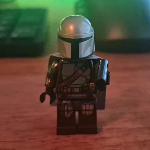 LEGO Plastic Minifigure w/ Helmet, Cape & Blaster Accessory