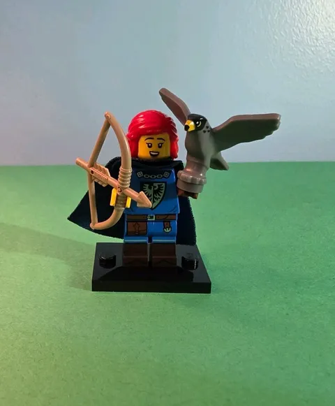 LEGO SERIES 24 FALCONER MINIFIG SET 71037 castle knight black falcon bird