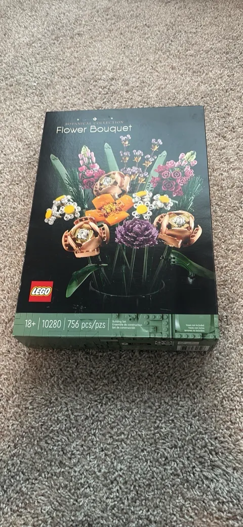 LEGO Flower Bouquet Set 10280 Botanical Collection, New Unopened