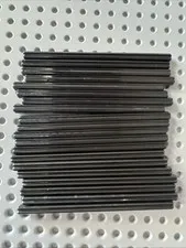 LEGO 3737 Black Technic, Axle 10L - Bulk 20pcs