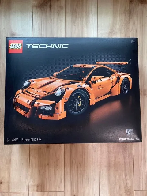 LEGO Technic 42056 Porsche 911 GT3 RS Orange Set Open Box Brand New Inner Bags