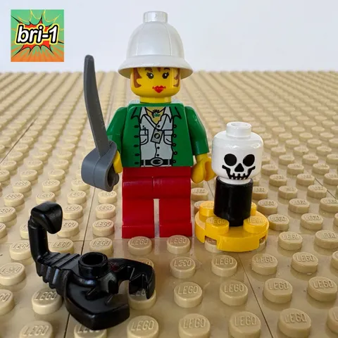 LEGO Adventurers Jungle: Pippin Reed, SCORPION, adv016, 5986, AMAZON RUINS, 1999