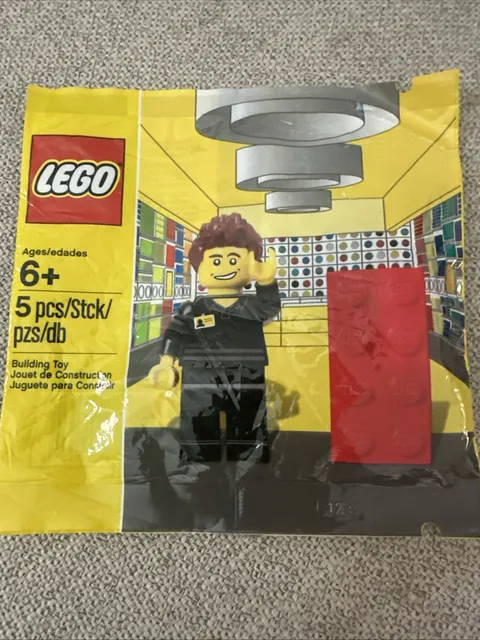 5001622 LEGO Store Employee Minifigure, Polybag, Brand New, Sealed (2013)