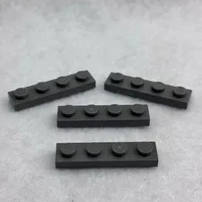 LEGO 3710 Dark Bluish Gray Plate 1 x 4 (x4)