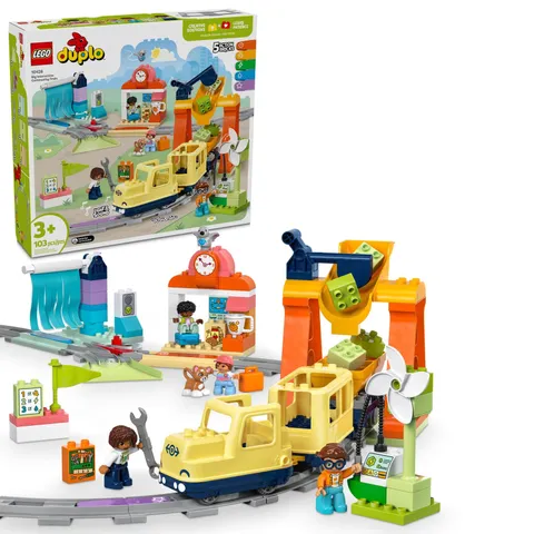 LEGO DUPLO Town Interactive Community Train Set 10428 Ages 3+ Learning Toddler