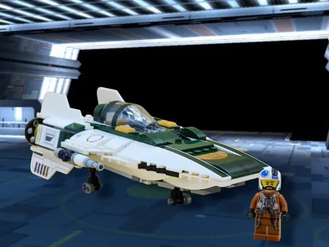 2019 Retired Lego Star Wars (75248) Resistance A-Wing Starfighter Set