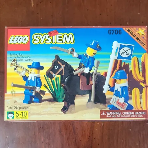 LEGO 6706 Frontier Patrol Western Cowboys Set 25 Pieces Boxed (1997)